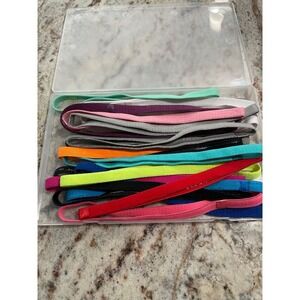 Non-Slip Elastic  Sweat Band Silicone Set of 19 Count New